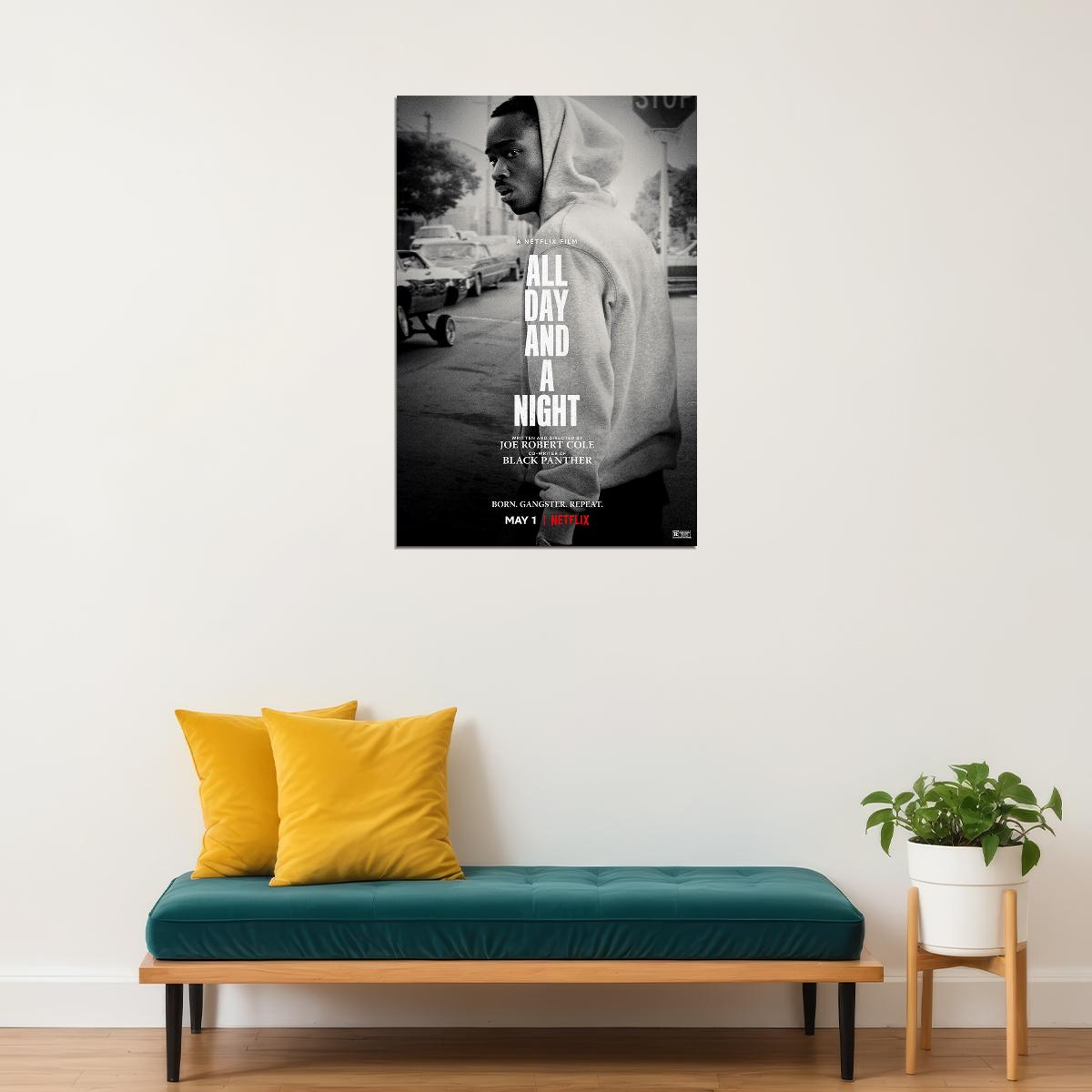 All Day And A Night Tv Movie 2020 Poster Wall Art Print Home Wall Decor