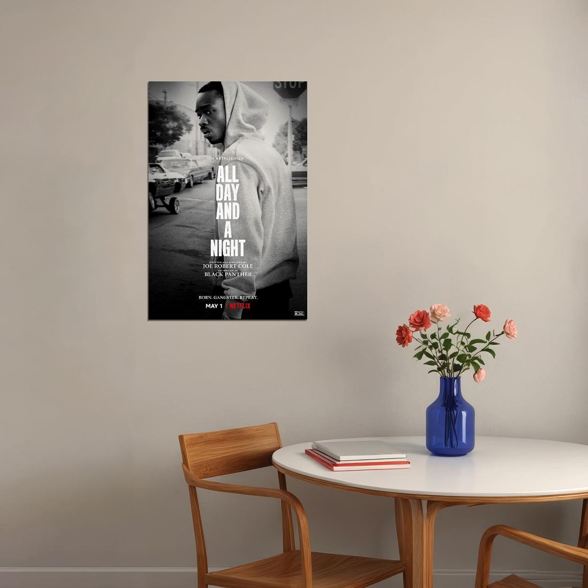 All Day And A Night Tv Movie 2020 Poster Wall Art Print Home Wall Decor