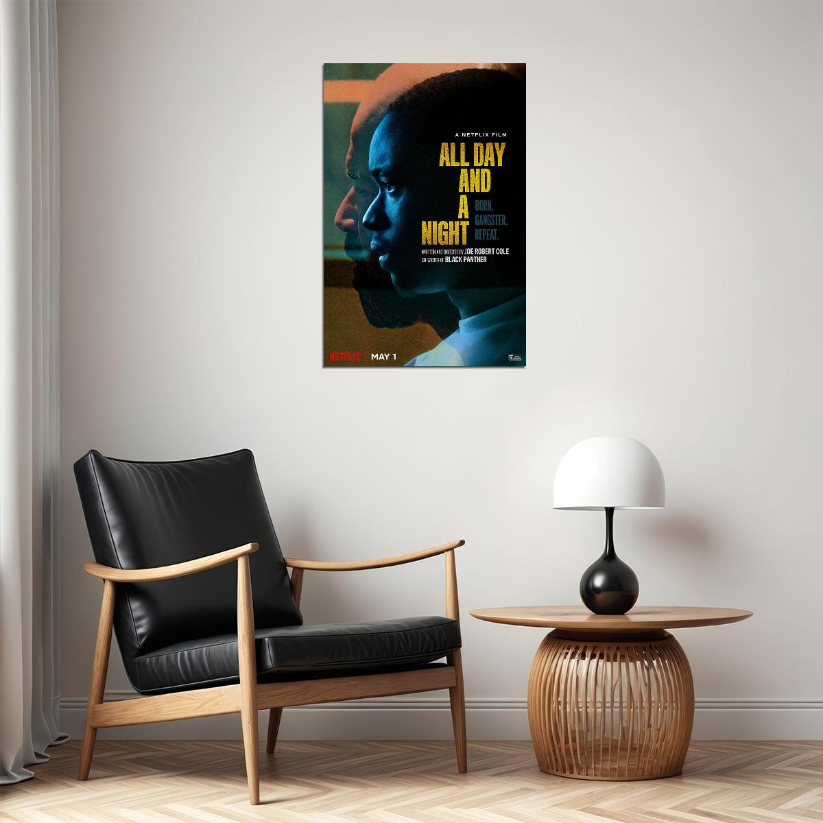 All Day And A Night Tv Movie 2020 Poster Wall Art Print Home Wall Decor