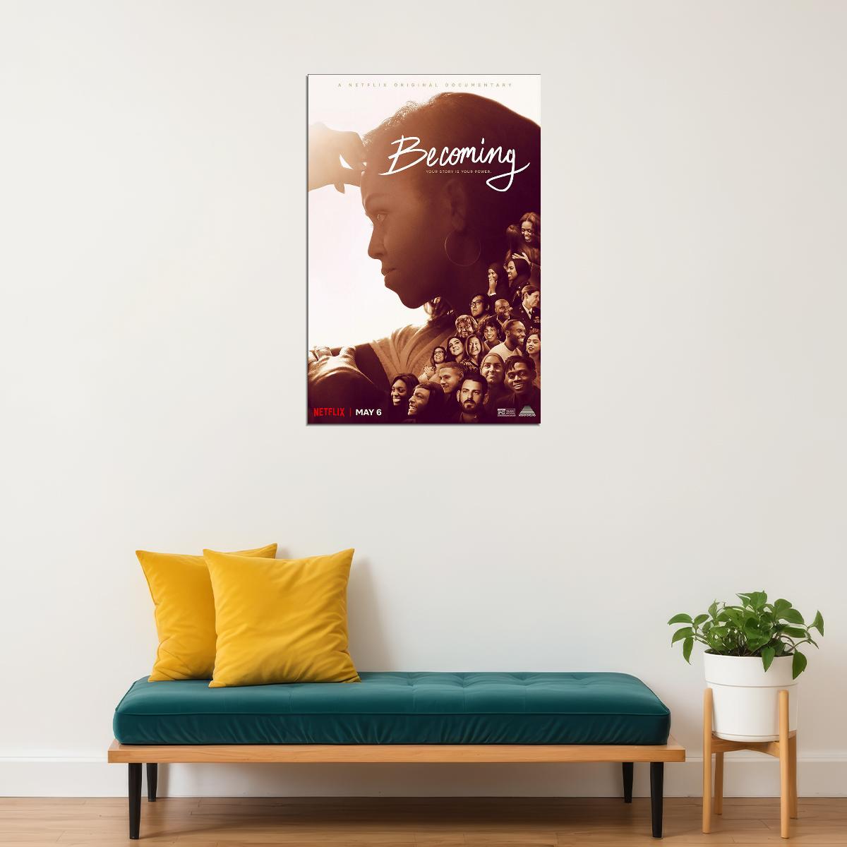 Becoming 2020 Tv Movie Documentary Painitng Poster Wall Art Print Home Wall Decor