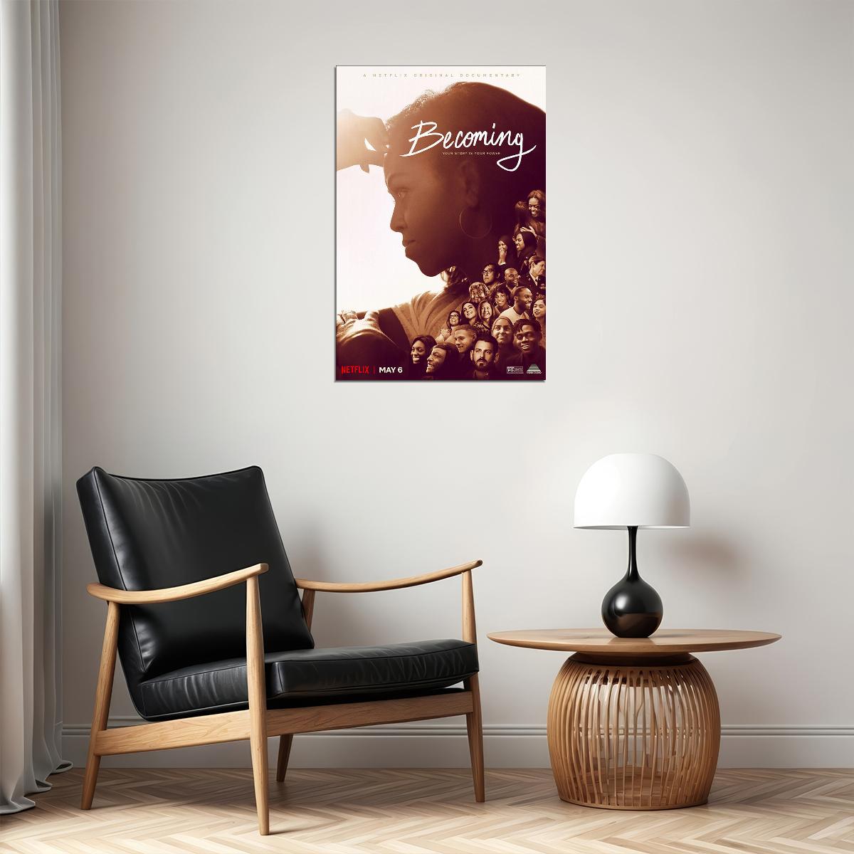 Becoming 2020 Tv Movie Documentary Painitng Poster Wall Art Print Home Wall Decor