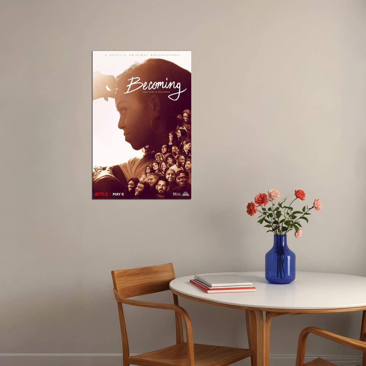 Becoming 2020 Tv Movie Documentary Painitng Poster Wall Art Print Home Wall Decor