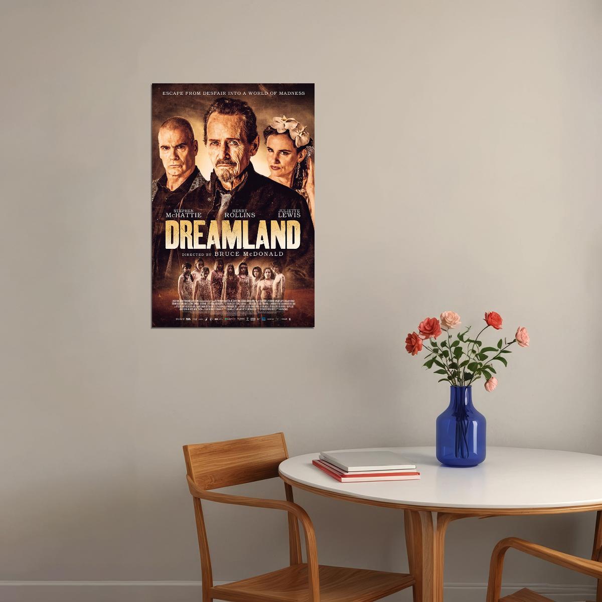 Dreamland 2020 Movie Thriller Drama Poster Wall Art Print Home Wall Decor