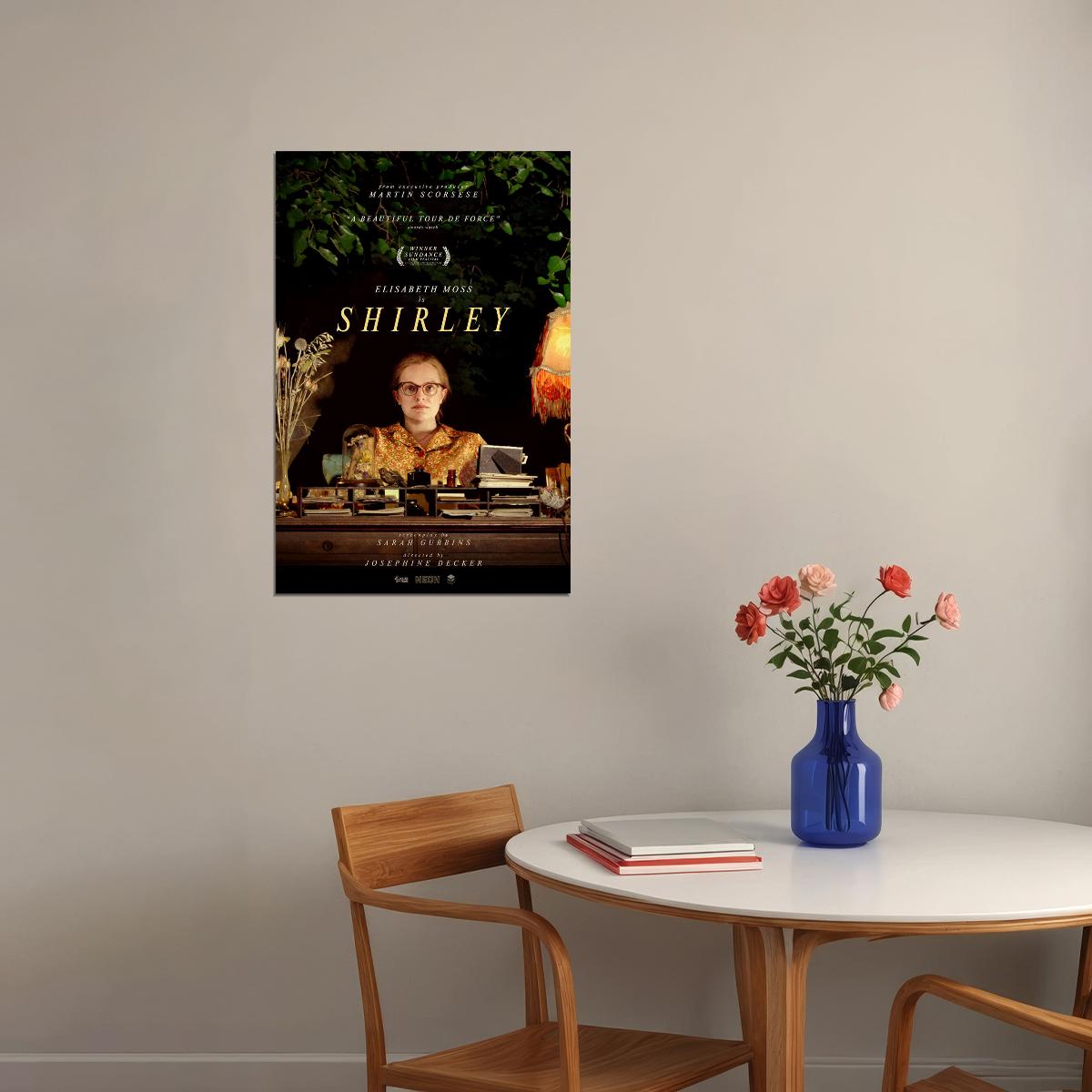 Shirley Movie 2020 Drama Mystery Biography Poster Wall Art Print Home Wall Decor