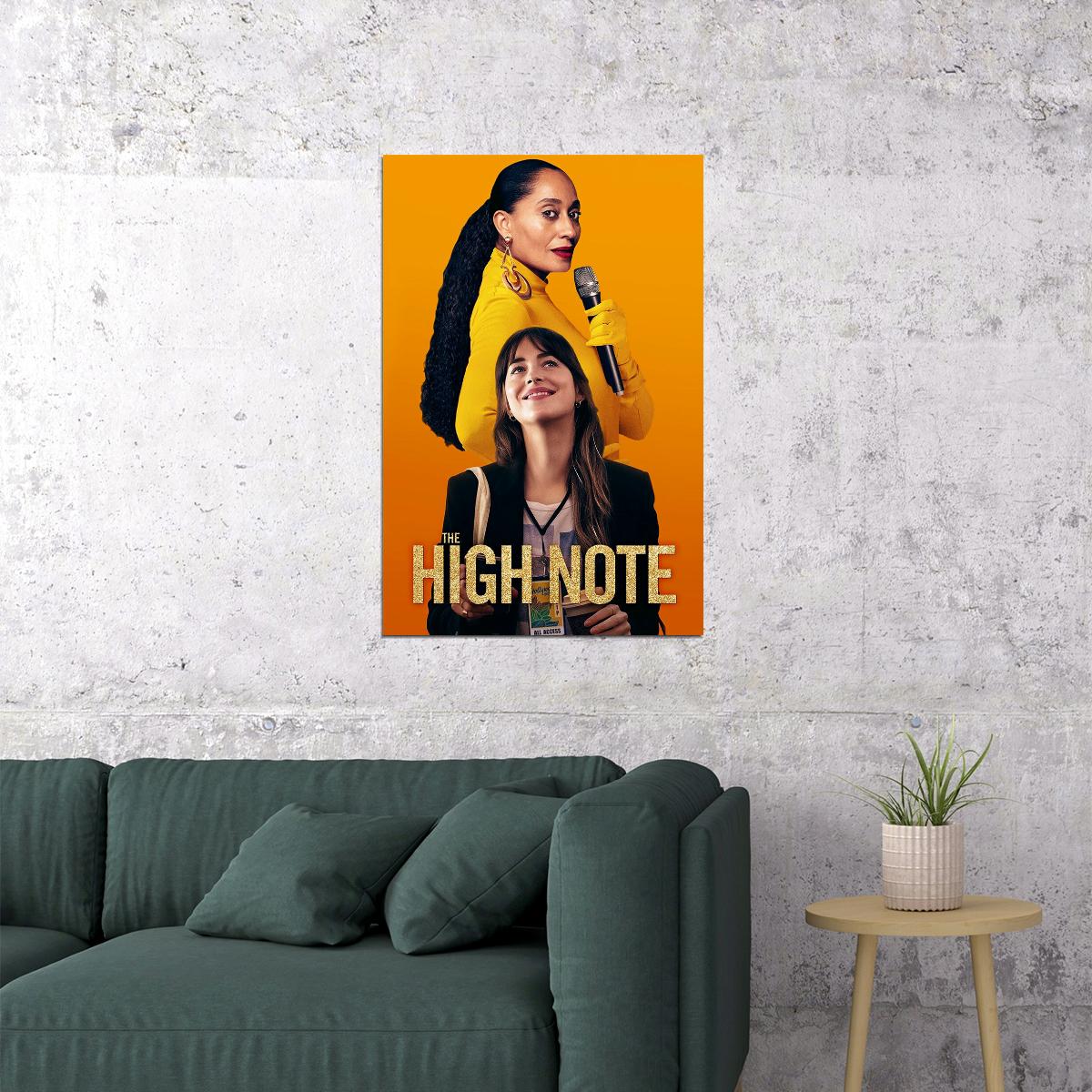 The High Note Movie Drama Music Romantic Poster Wall Art Print Home Wall Decor