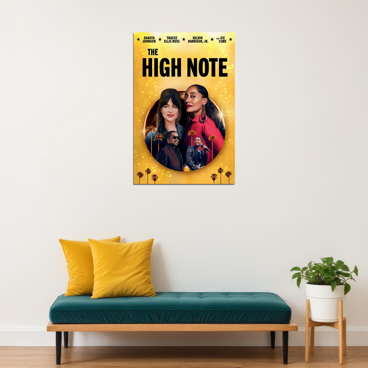 The High Note Movie Musical Drama Music Romantic Poster Wall Art Print Home Wall Decor