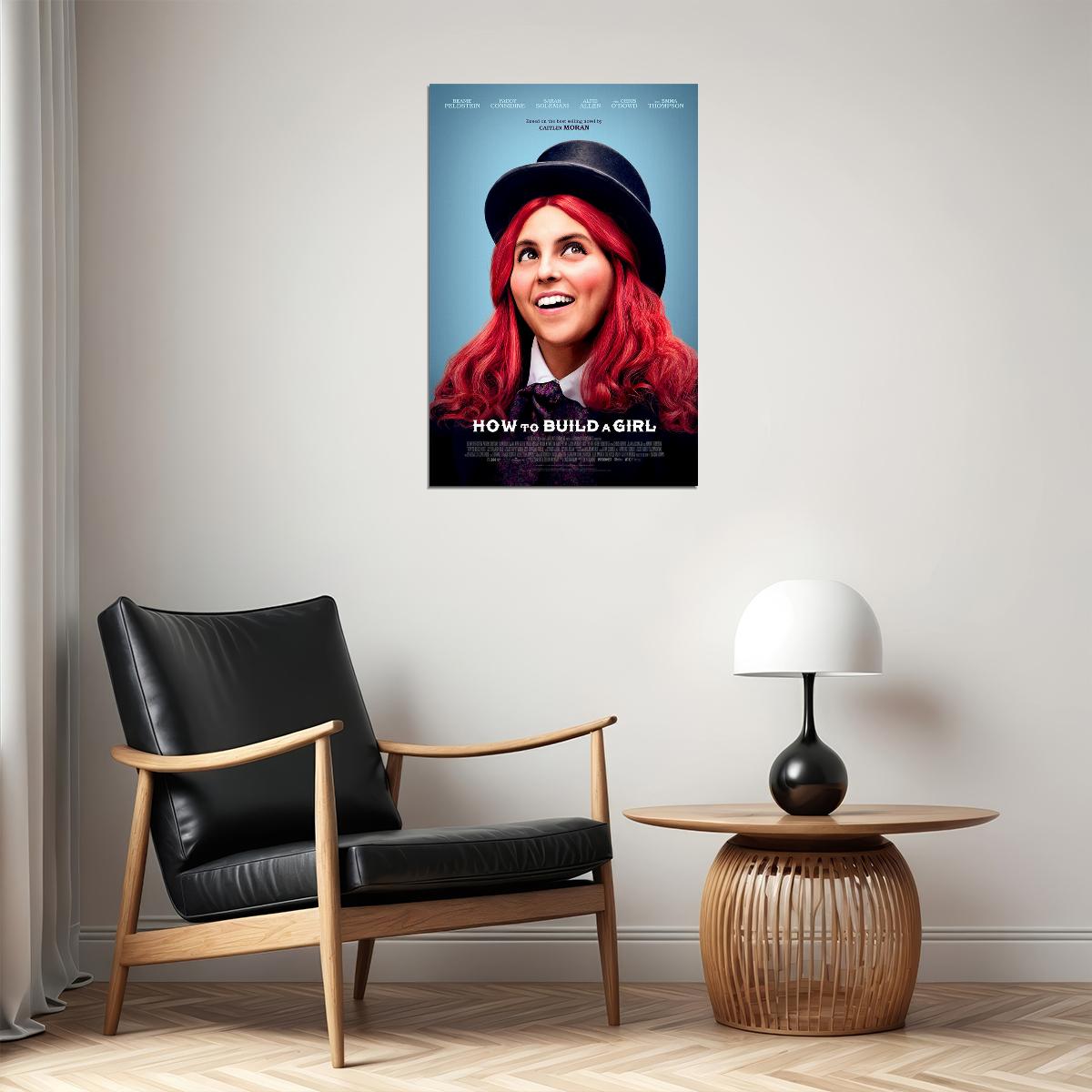 How To Build A Girl Movie 2020 Comedy Journalist Poster Wall Art Print Home Wall Decor