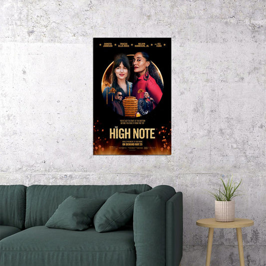 The High Note 2020 Movie Drama Music Romantic Poster Wall Art Print Home Wall Decor - xonomax