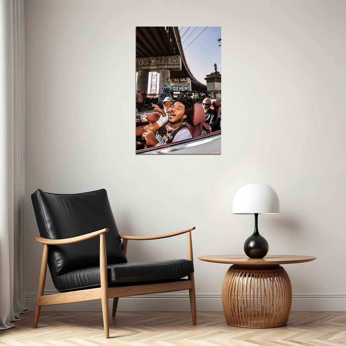 Mozzy Beyond Bulletproof Music Album Singer Songs Poster Wall Art Print Home Wall Decor - xonomax