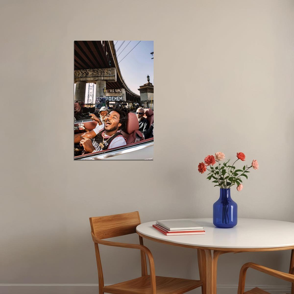 Mozzy Beyond Bulletproof Music Album Singer Songs Poster Wall Art Print Home Wall Decor - xonomax