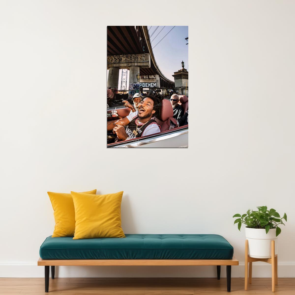 Mozzy Beyond Bulletproof Music Album Singer Songs Poster Wall Art Print Home Wall Decor - xonomax