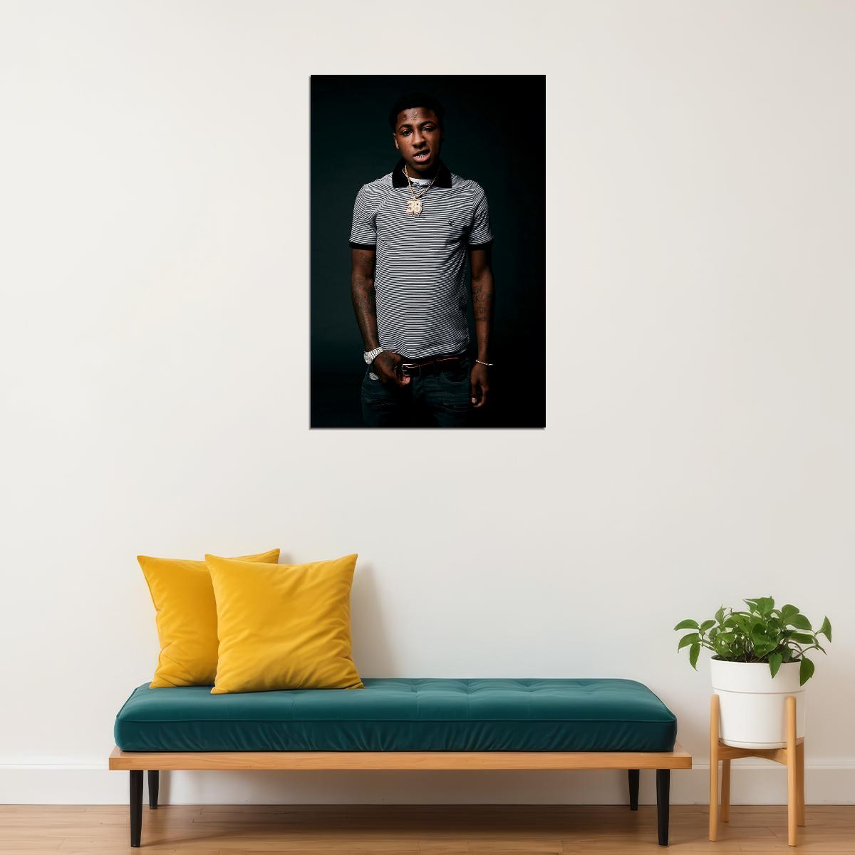 Young Boy Never Broke Again Hip Hop Rap Singer Poster Wall Art Print Home Wall Decor - xonomax