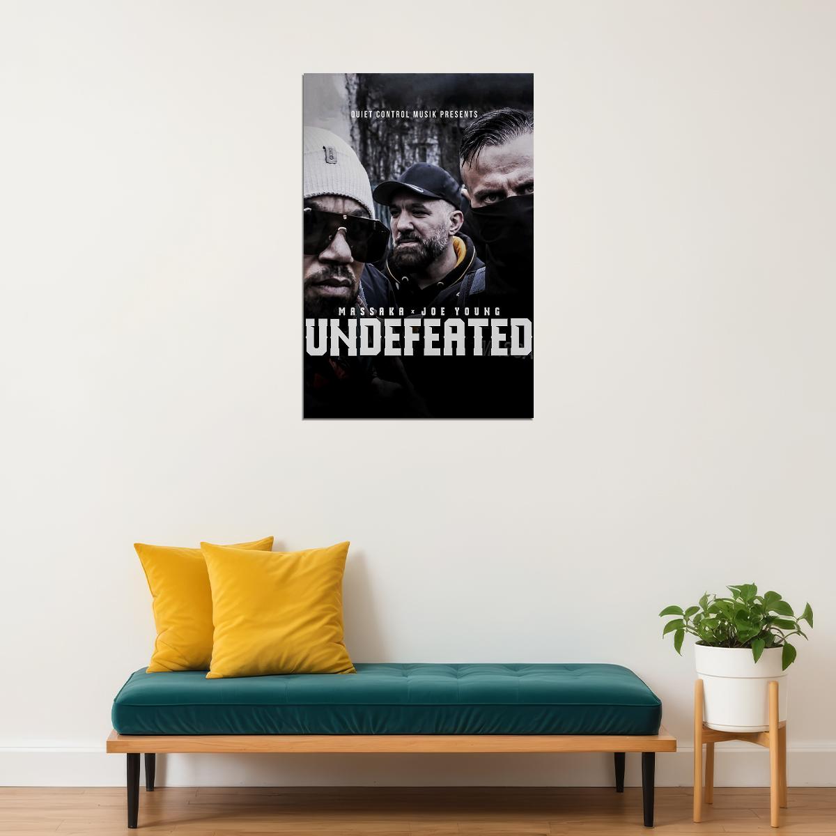 Massaka Joe Young Snoop Dogg Undefeated Cover Poster Wall Art Print Home Wall Decor - xonomax