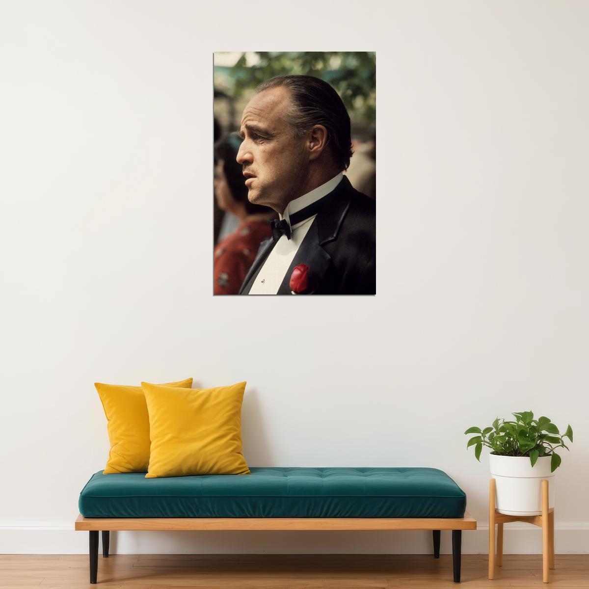 Marlon Brando Great Godfather Star Movie Poster Wall Art Print Home Wall Decor
