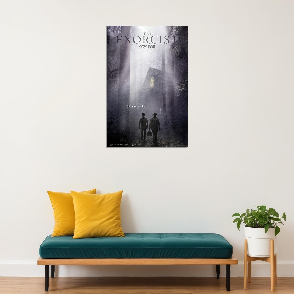 The Exorcist Classic Movie Horror Thriller Action Poster Wall Art Print Home Wall Decor - xonomax