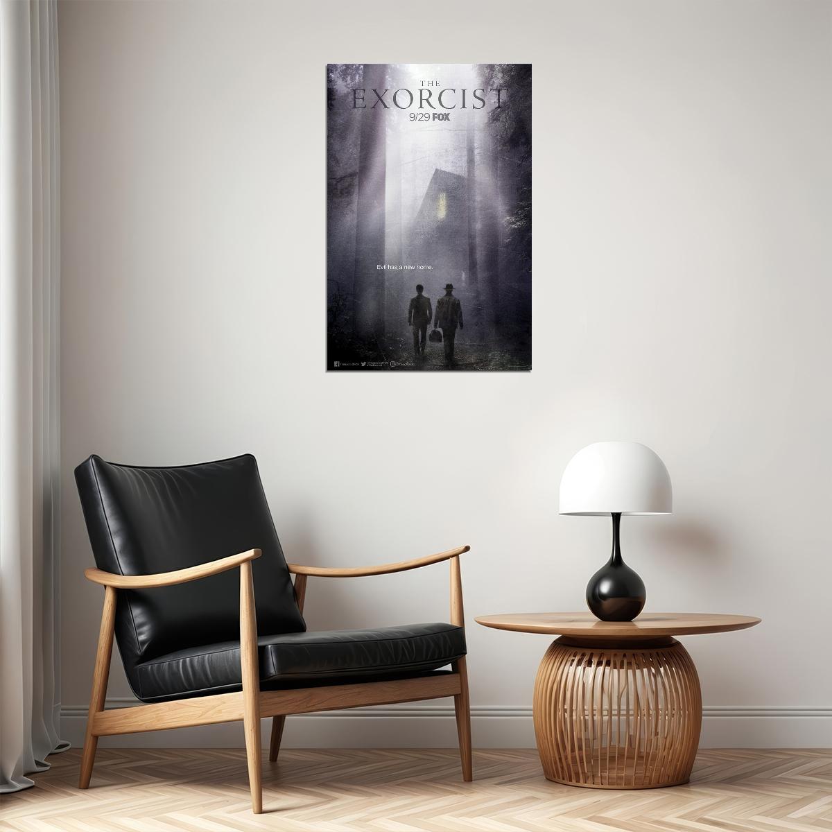 The Exorcist Classic Movie Horror Thriller Action Poster Wall Art Print Home Wall Decor