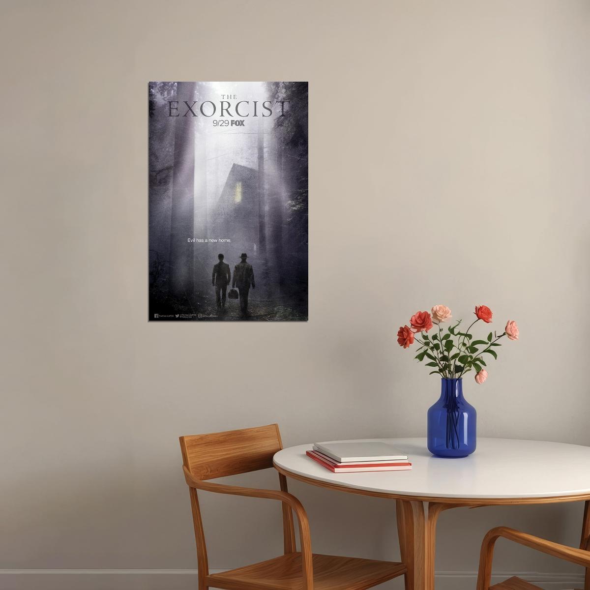 The Exorcist Classic Movie Horror Thriller Action Poster Wall Art Print Home Wall Decor