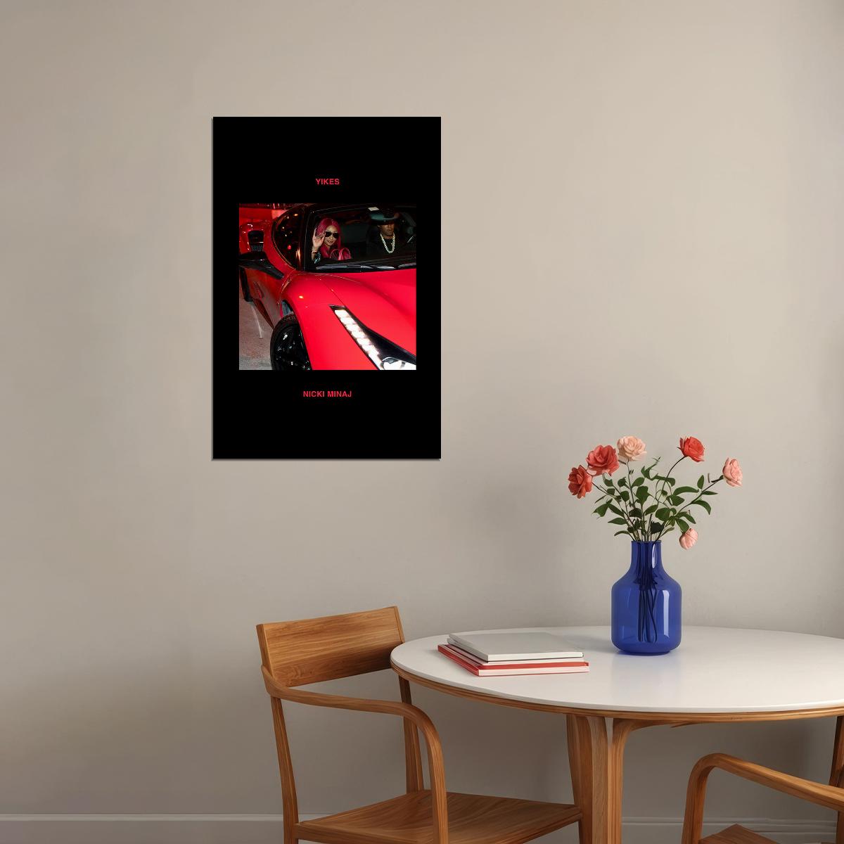Nicki Minaj Yikes Album Rap Music Poster Wall Art Print Home Wall Decor - xonomax
