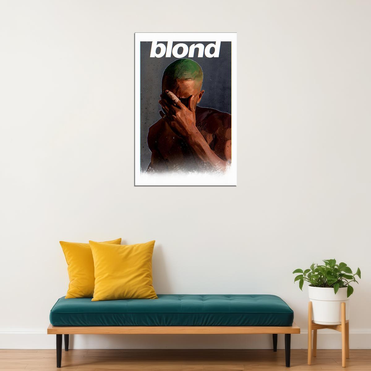 Frank Ocean Hip Hop Rap Blond Music Singer Poster Wall Art Print Home Wall Decor - xonomax