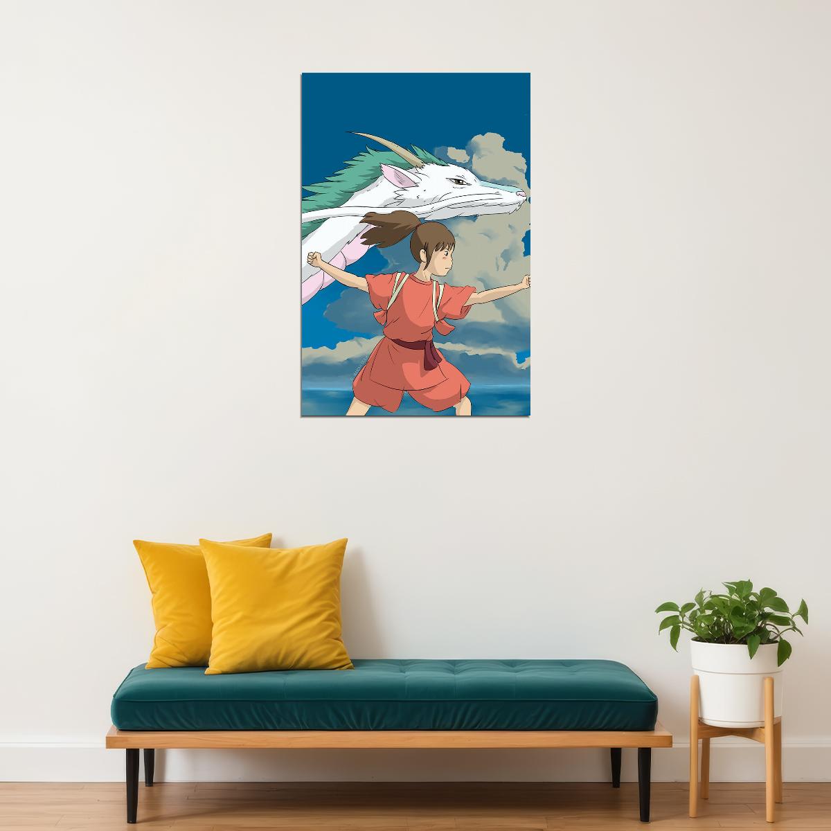 Princess Spirited Away Studio Ghibli Anime Japan Poster Wall Art Print Home Wall Decor