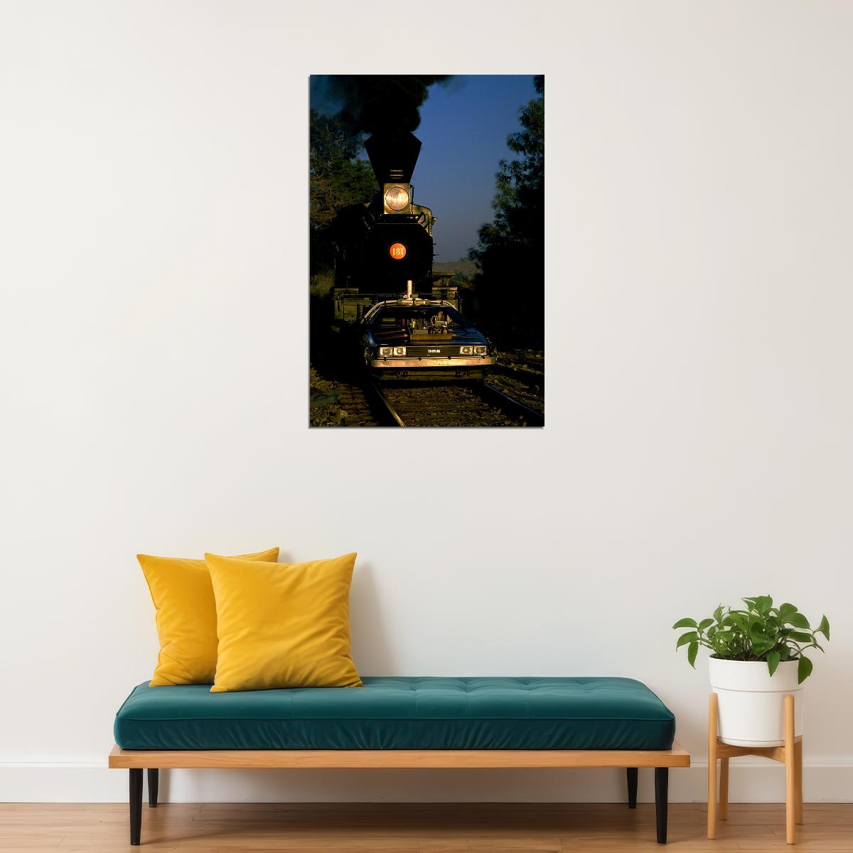 Back To The Future 3 Hot Movie Science Fiction Comedy Poster Wall Art Print Home Wall Decor
