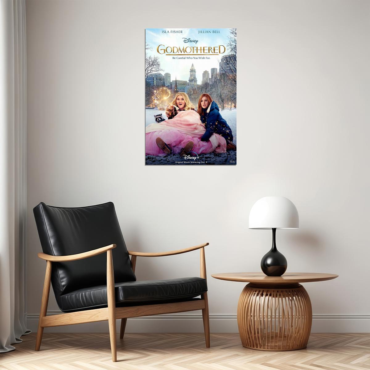 Godmothered Movie Be Careful Who You Wish For Poster Wall Art Print Home Wall Decor