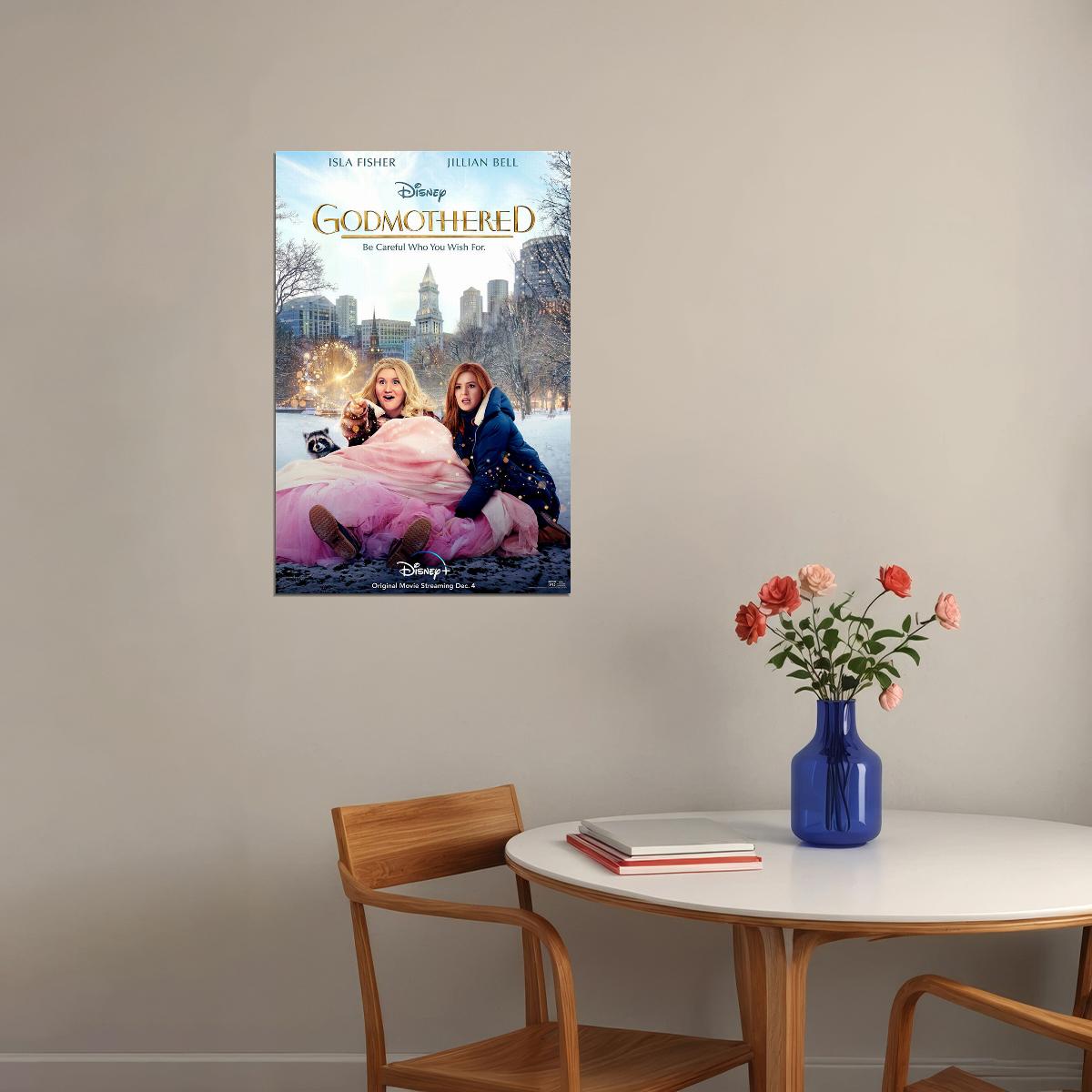 Godmothered Movie Be Careful Who You Wish For Poster Wall Art Print Home Wall Decor