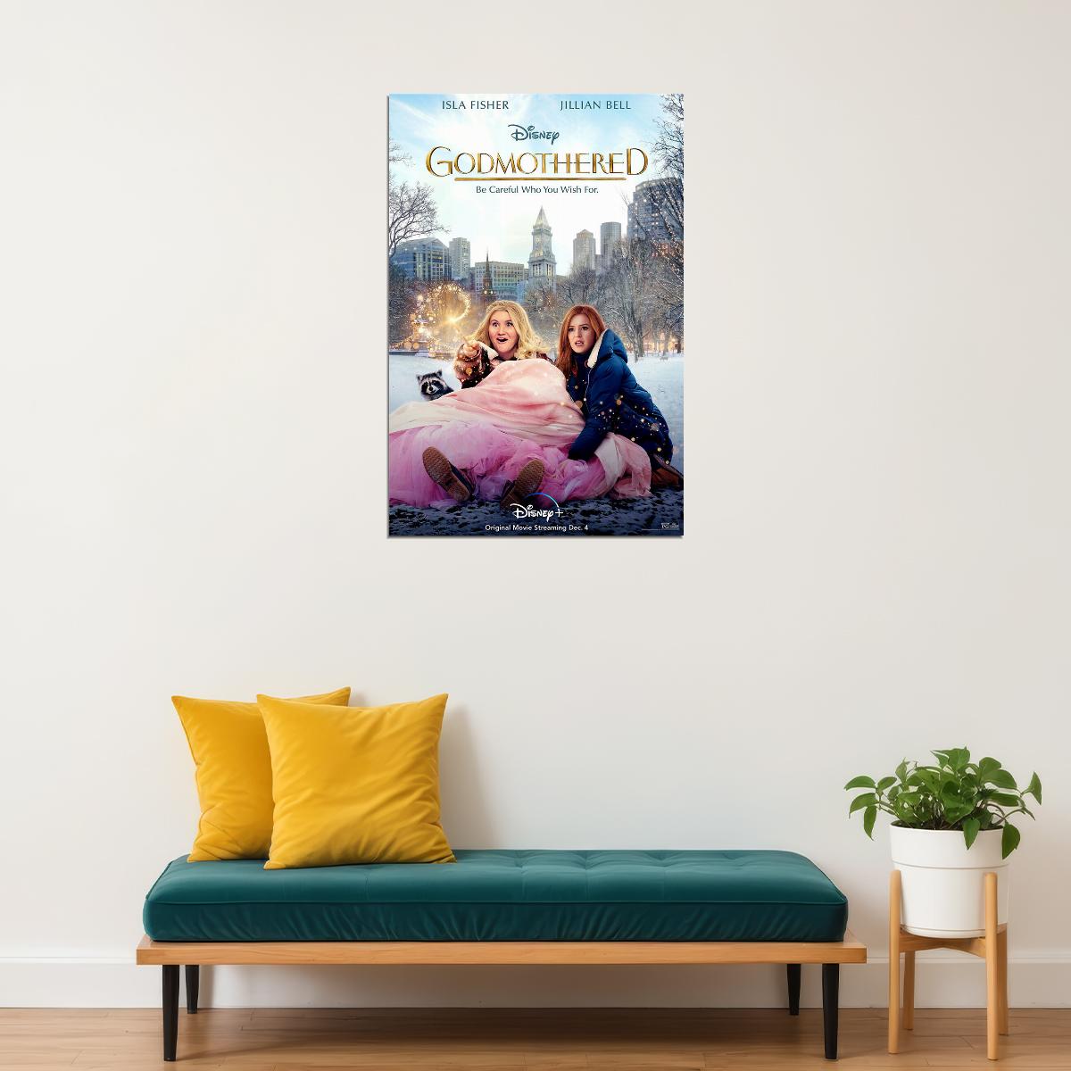 Godmothered Movie Be Careful Who You Wish For Poster Wall Art Print Home Wall Decor