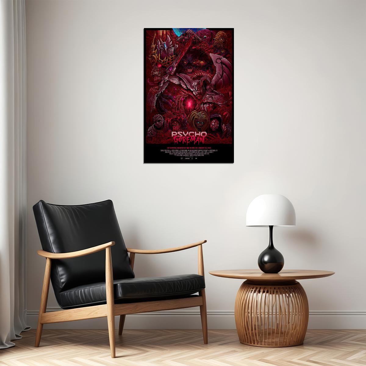 Psycho Goreman 2021 Movie Science Fiction Horror Poster Wall Art Print Home Wall Decor
