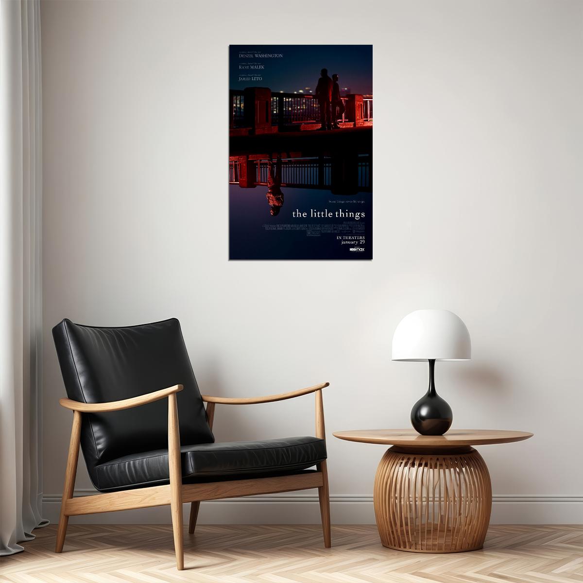 The Little Things 2021 Movie Crime Drama Thriller Poster Wall Art Print Home Wall Decor