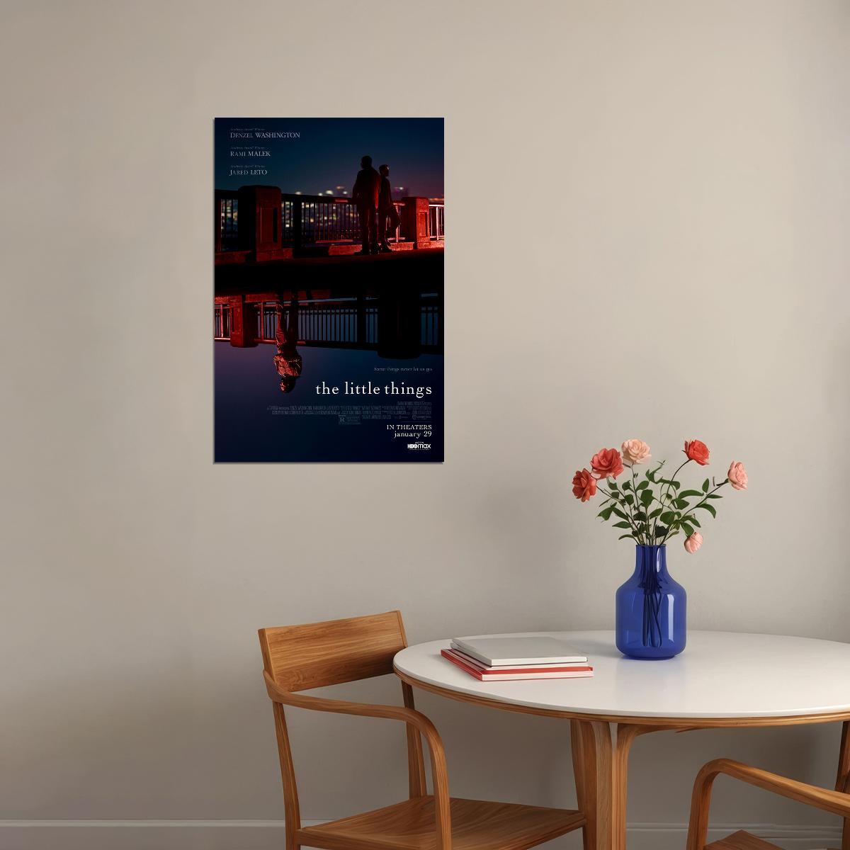The Little Things 2021 Movie Crime Drama Thriller Poster Wall Art Print Home Wall Decor