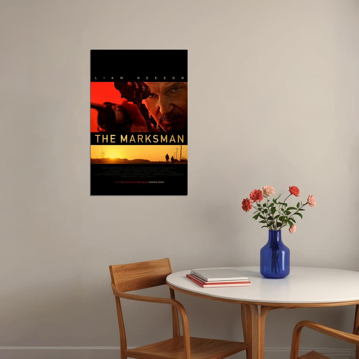 The Marksman Movie Action Drama Thriller Poster Wall Art Print Home Wall Decor - xonomax