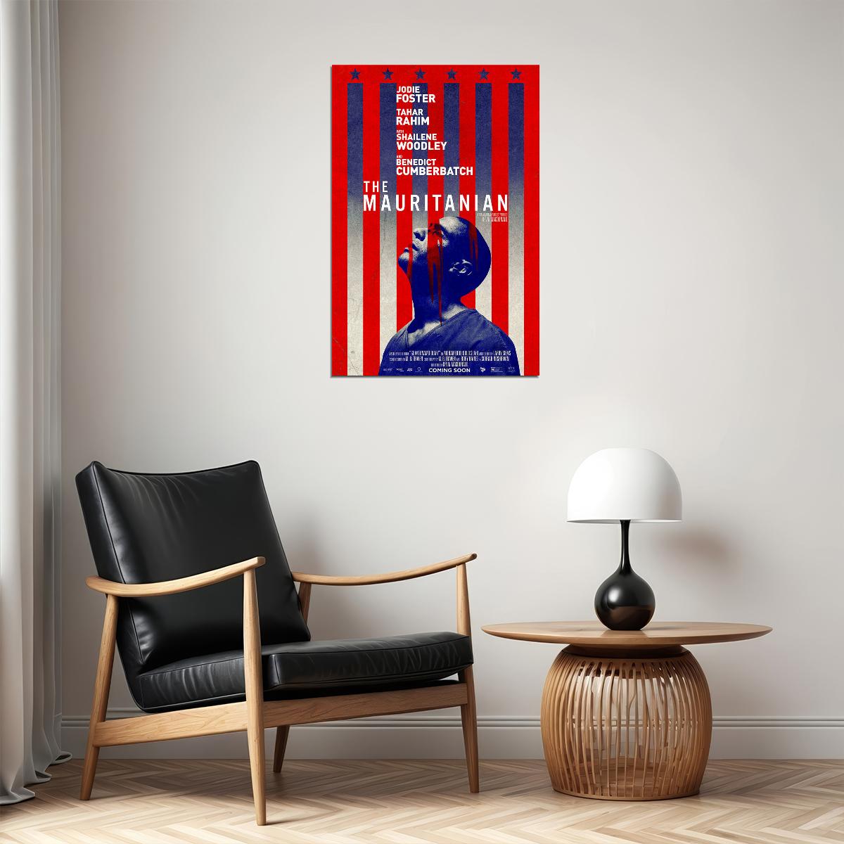 The Mauritanian Movie 2021 Drama Thriller Poster Wall Art Print Home Wall Decor