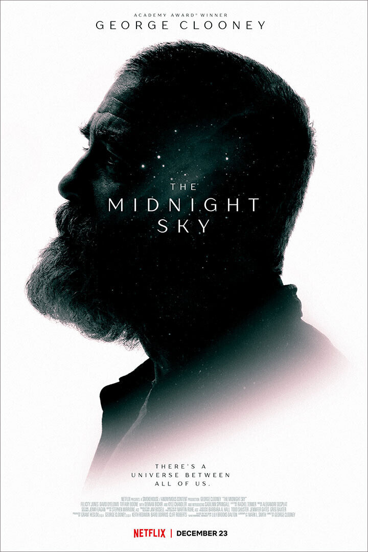 The Midnight Sky Movie 2021 Dram Science Fiction Poster Wall Art Print Home Wall Decor