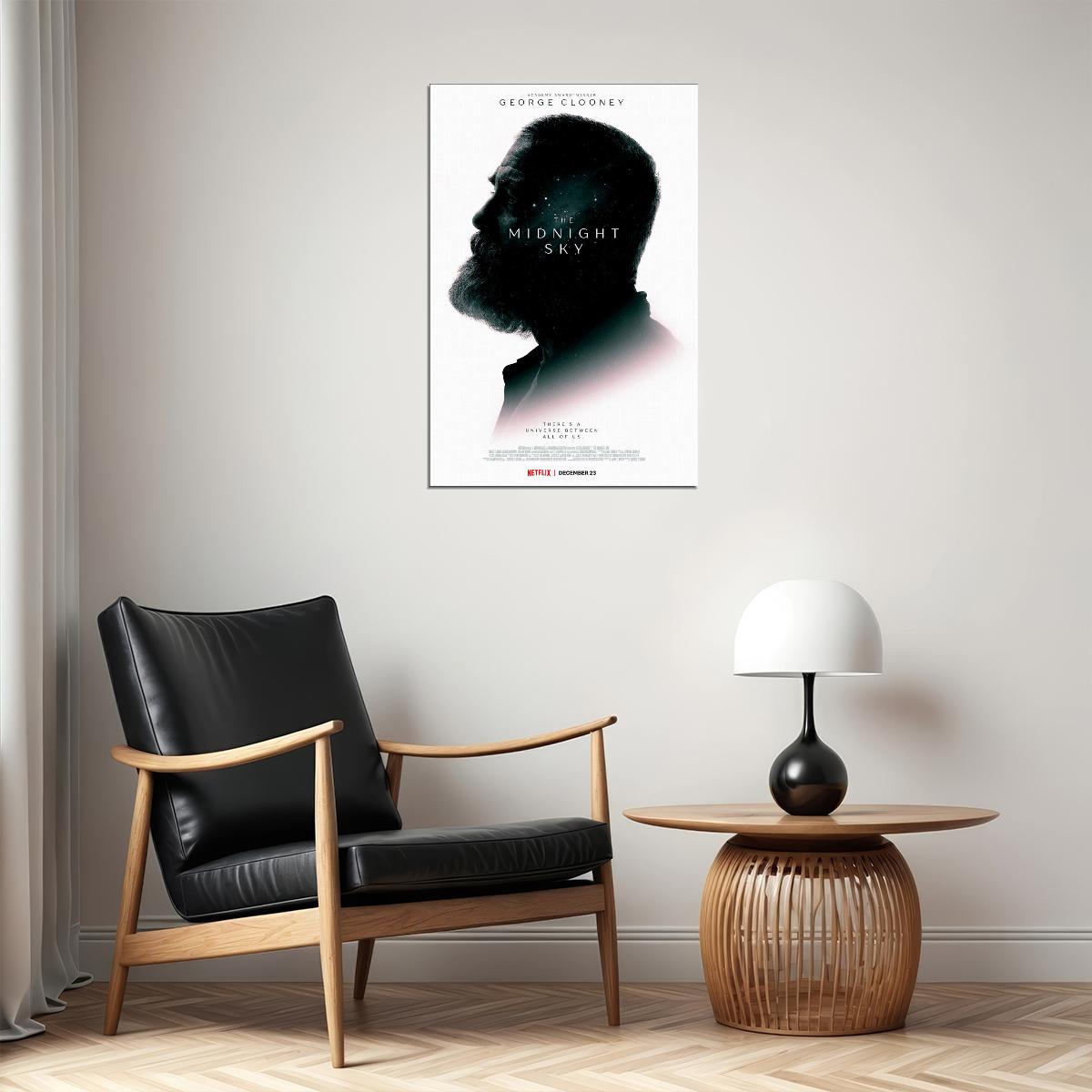 The Midnight Sky Movie 2021 Dram Science Fiction Poster Wall Art Print Home Wall Decor - xonomax