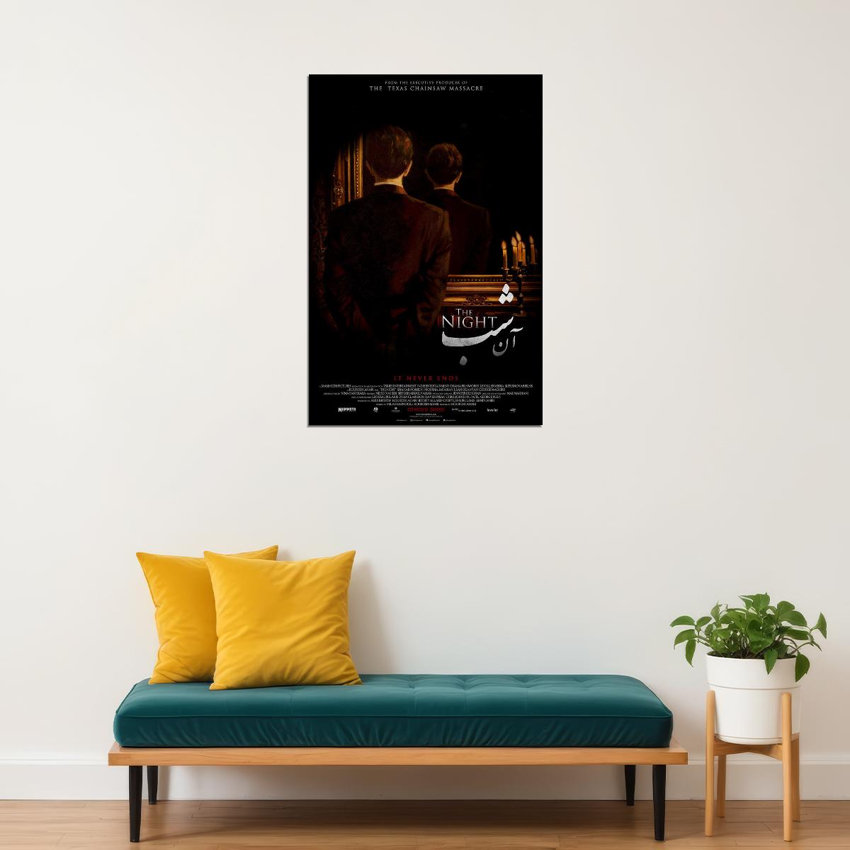 The Night Movie 2021 It Never Ends Horror Mystery Poster Wall Art Print Home Wall Decor