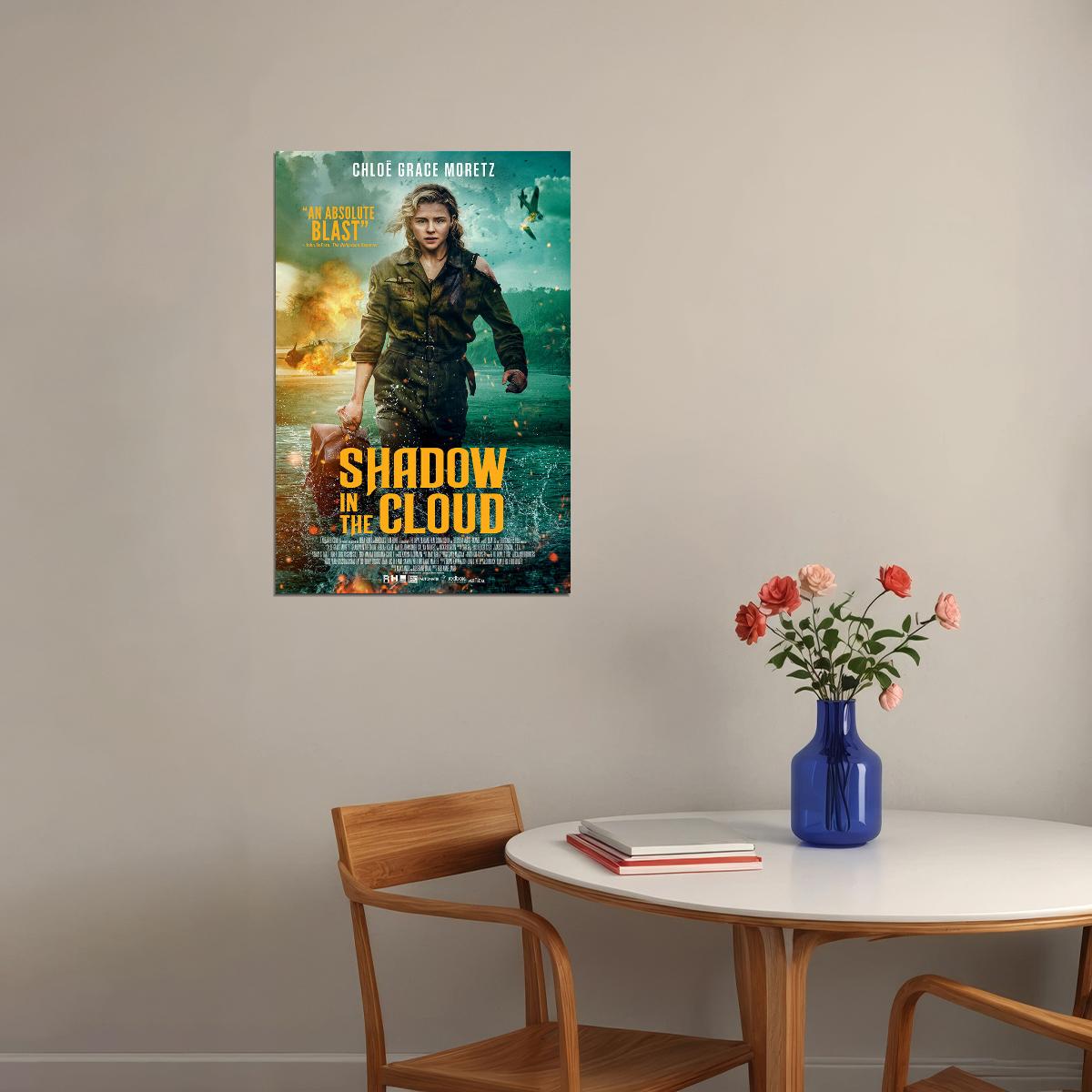 Shadow In The Cloud 2021 Movie War Action Adventure Poster Wall Art Print Home Wall Decor