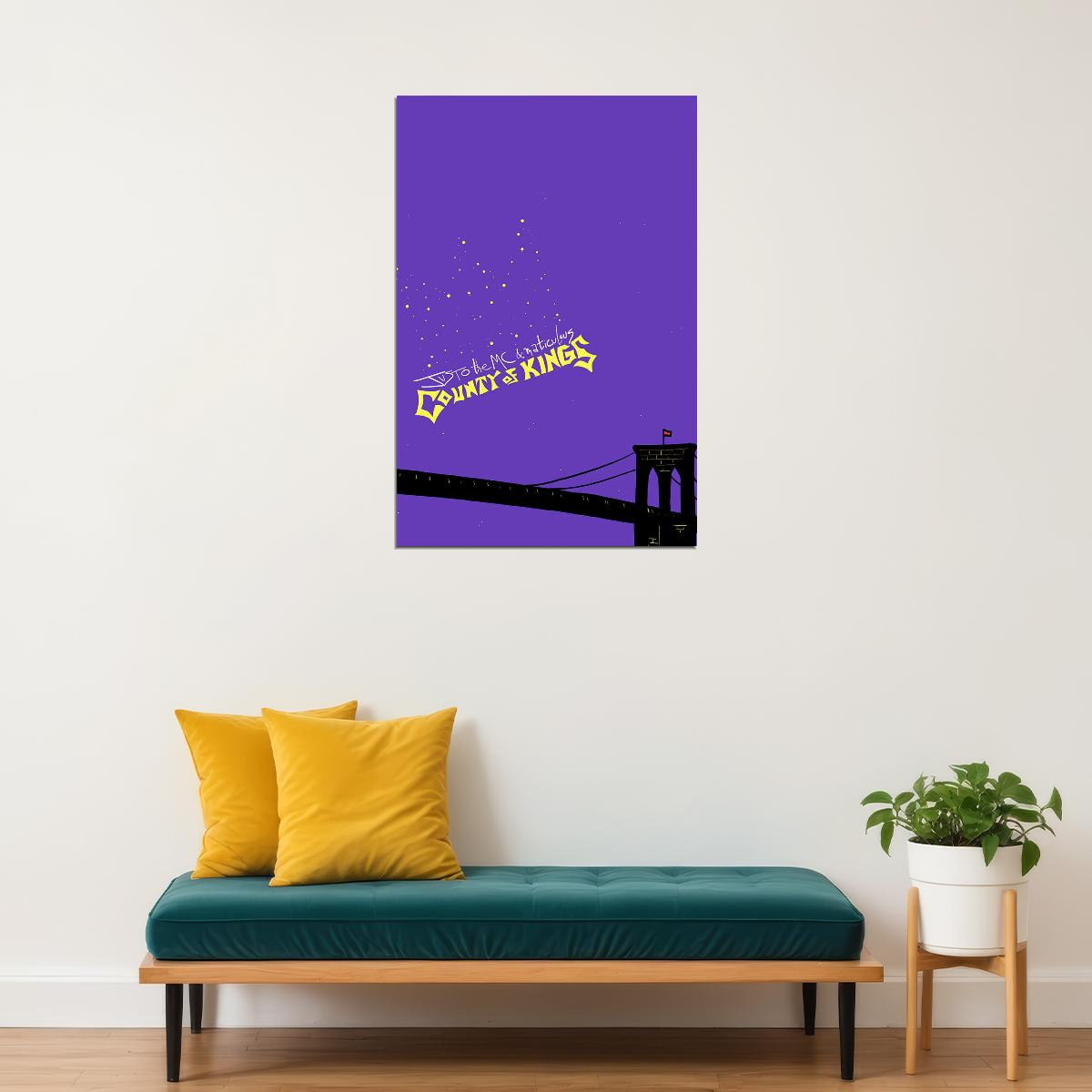 Justo The Mc And Maticulouss County Of Kings Poster Wall Art Print Home Wall Decor - xonomax
