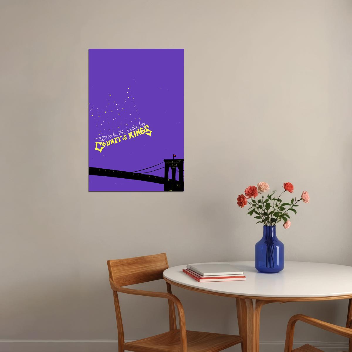 Justo The Mc And Maticulouss County Of Kings Poster Wall Art Print Home Wall Decor - xonomax