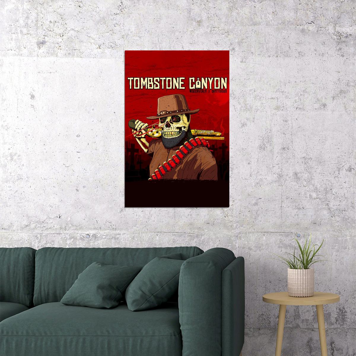 Dirty Diggs Tombstone Canyon Rapper Poster Wall Art Print Home Wall Decor - xonomax