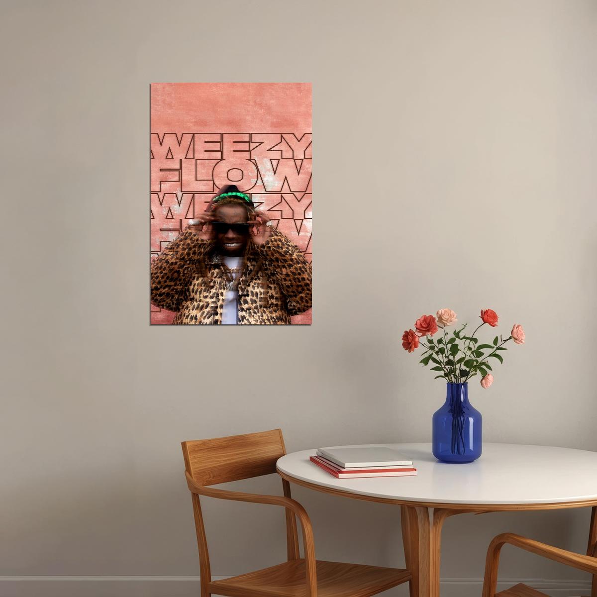 Lil Wayne And Lil Uzi Vert Weezy Flow Rapper Music Album Poster Wall Art Print Home Wall Decor - xonomax