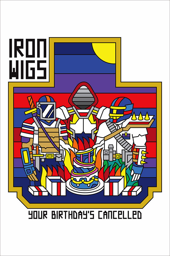 Iron Wigs Your Birthday's Cancelled Musician Song Album Poster Wall Art Print Home Wall Decor - xonomax
