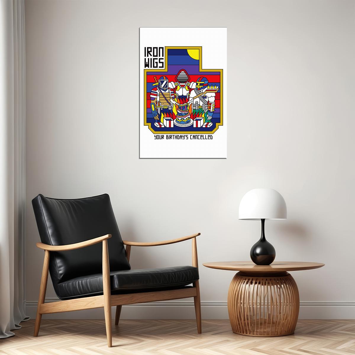 Iron Wigs Your Birthday's Cancelled Musician Song Album Poster Wall Art Print Home Wall Decor - xonomax