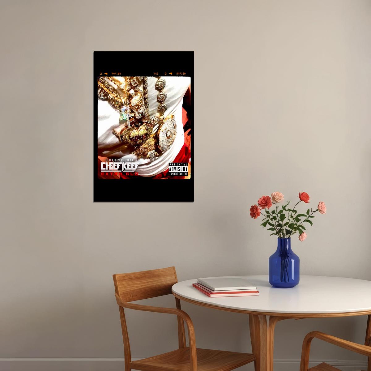 Chief Keef Extra Glo Producer Songwriter Music Poster Wall Art Print Home Wall Decor - xonomax