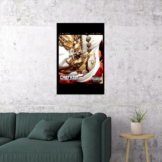 Chief Keef Extra Glo Producer Songwriter Music Poster Wall Art Print Home Wall Decor - xonomax