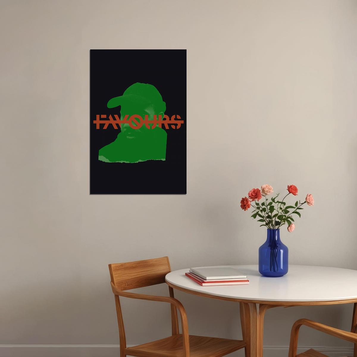 Footsie No Favours Song Music Album Poster Wall Art Print Home Wall Decor - xonomax