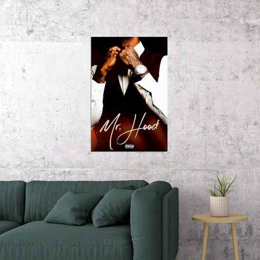 Ace Hood Mr. Hood Musician Music Album Poster Wall Art Print Home Wall Decor - xonomax