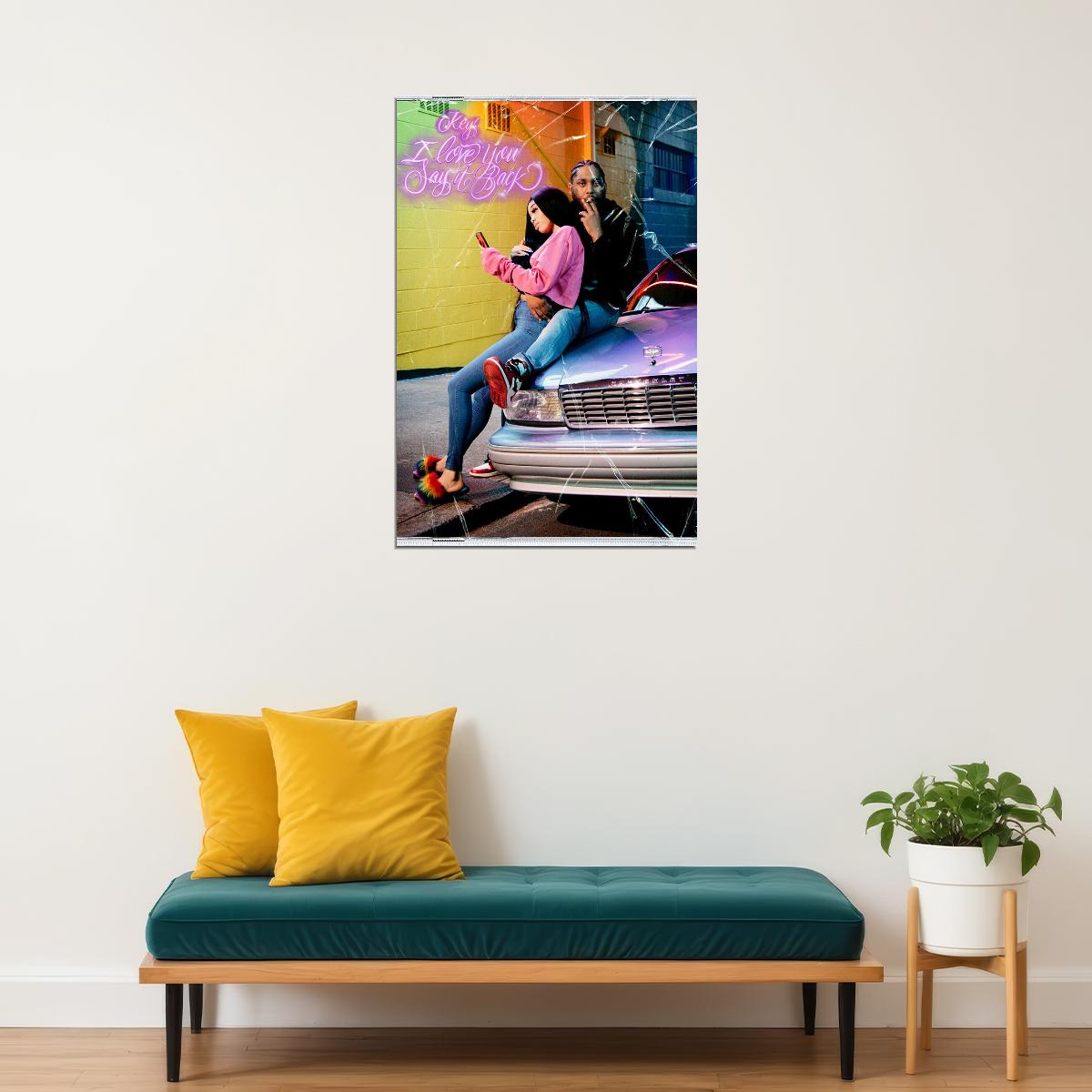 Key I Love You Say It Back Music Album Singer Poster Wall Art Print Home Wall Decor - xonomax