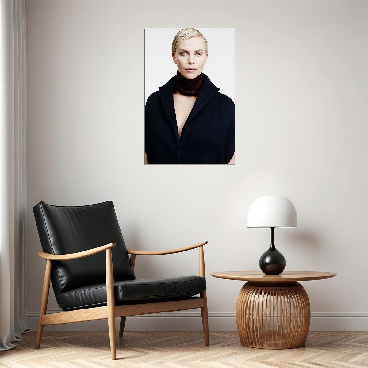 Charlize Theron Attending Movie Premiere Poster Wall Art Print Home Wall Decor - xonomax