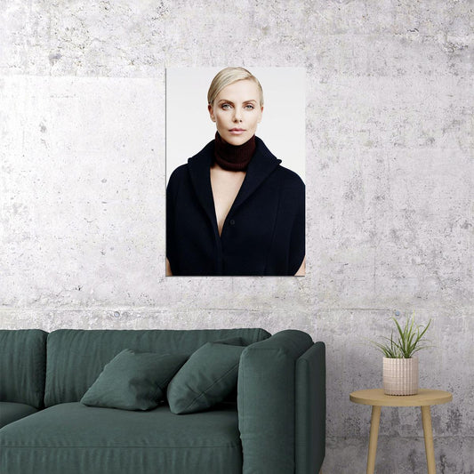 Charlize Theron Attending Movie Premiere Poster Wall Art Print Home Wall Decor - xonomax